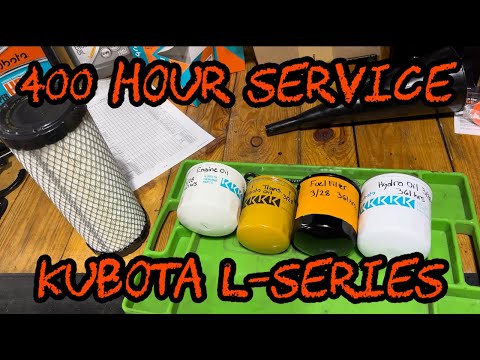 #207 400 Hour Service on Kubota L-Series Tractor